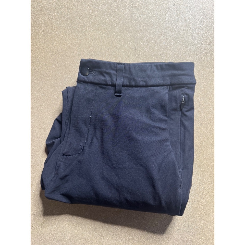 Mens Black Athleisure‎ Training Travel Pants Casual Work Lightweight Size 31